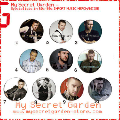 Justin Timberlake - Portrait Pinback Button Badge Set 1a or 1b (or Hair Ties / 4.4 cm Badge / Magnet / Keychain Set )